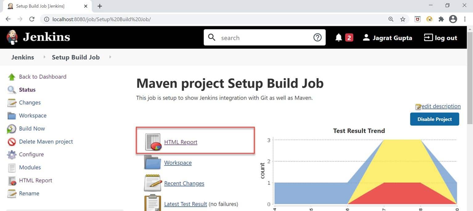 Jenkins Reports | Understanding Reports In Jenkins